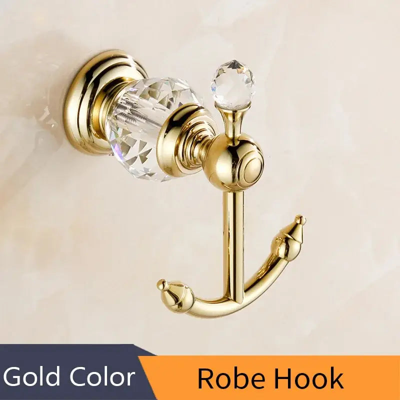 Gold Crystal Paper Holder