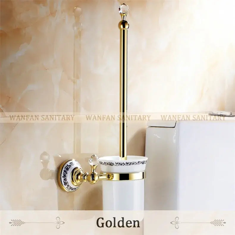 Gold Crystal Paper Holder