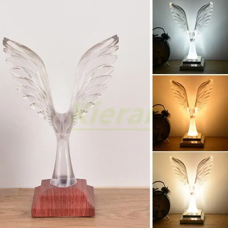 Crystal Eagle LED Lamp