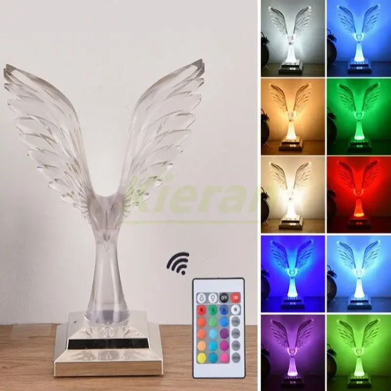 Crystal Eagle LED Lamp