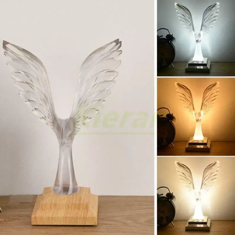 Crystal Eagle LED Lamp