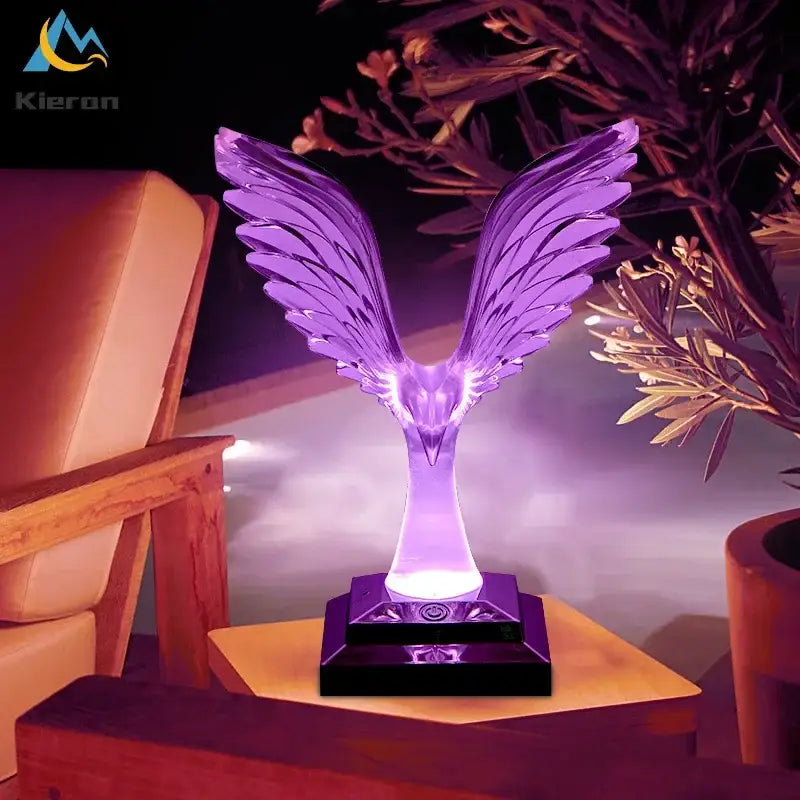 Crystal Eagle LED Lamp