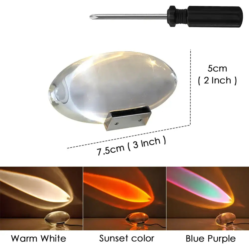 Rainbow Crystal LED Lamp