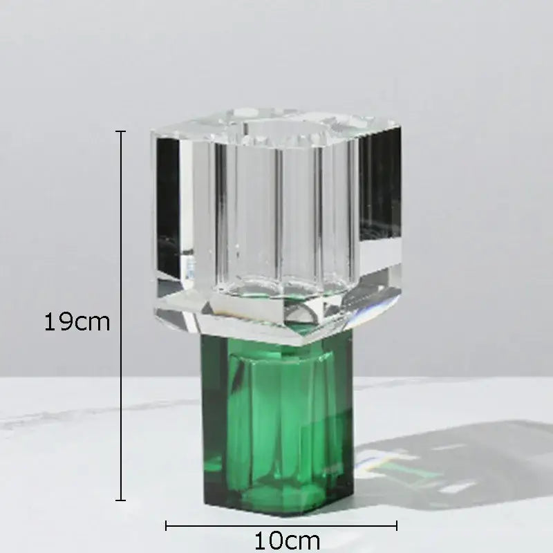 Clear Glass Fish Vase