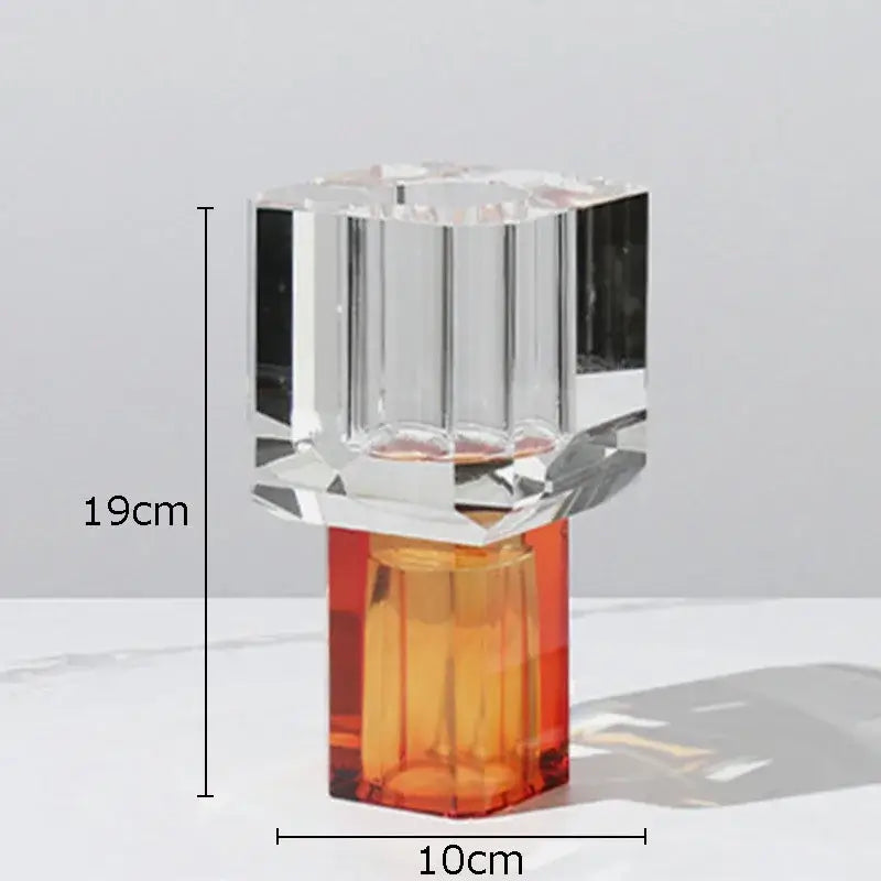 Clear Glass Fish Vase