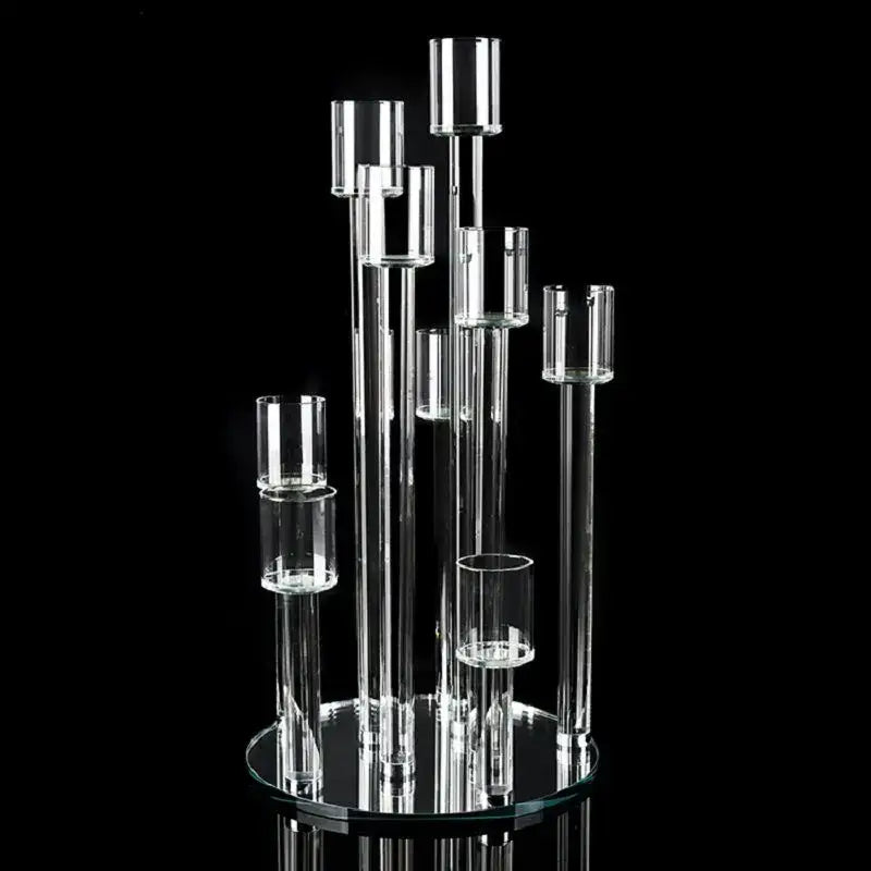 Teardrop Crystal Candle Holders