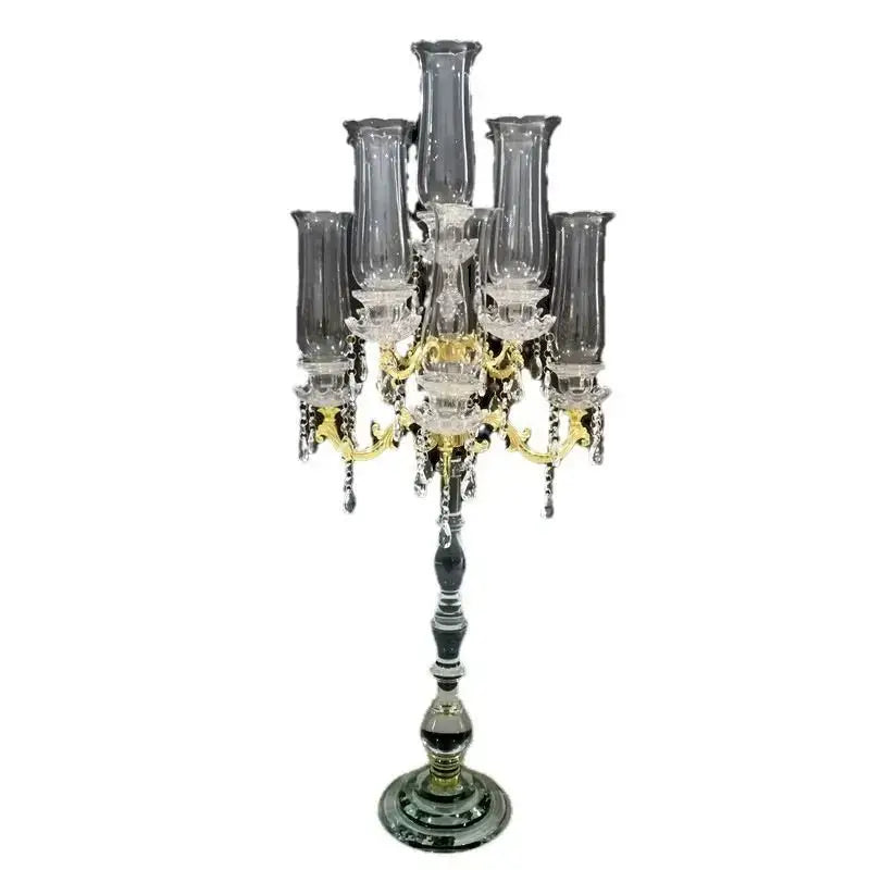 Teardrop Crystal Candle Holders