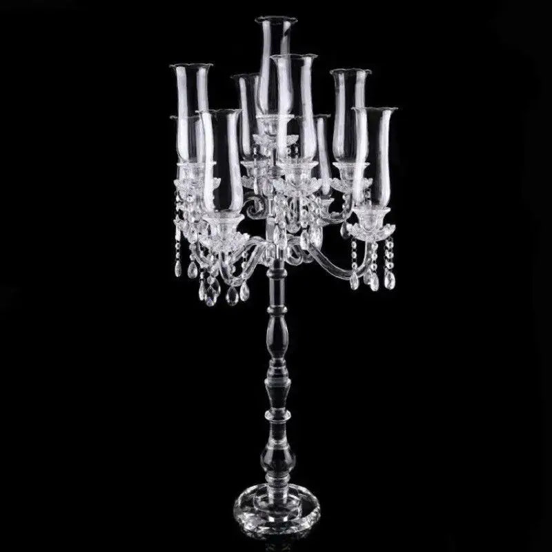 Teardrop Crystal Candle Holders
