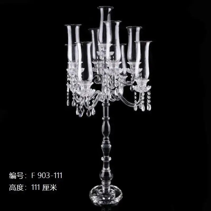 Teardrop Crystal Candle Holders