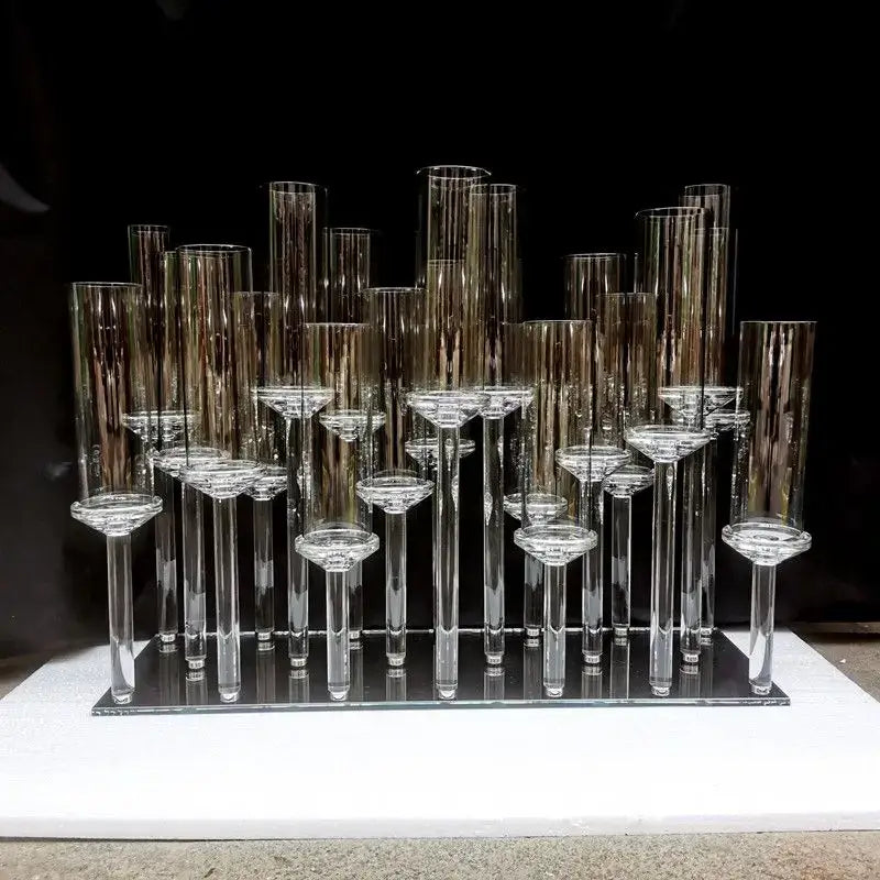 Teardrop Crystal Candle Holders
