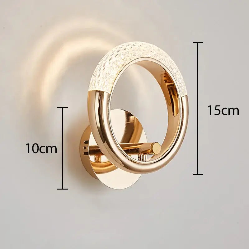 Gold Crystal Nordic Wall Sconce