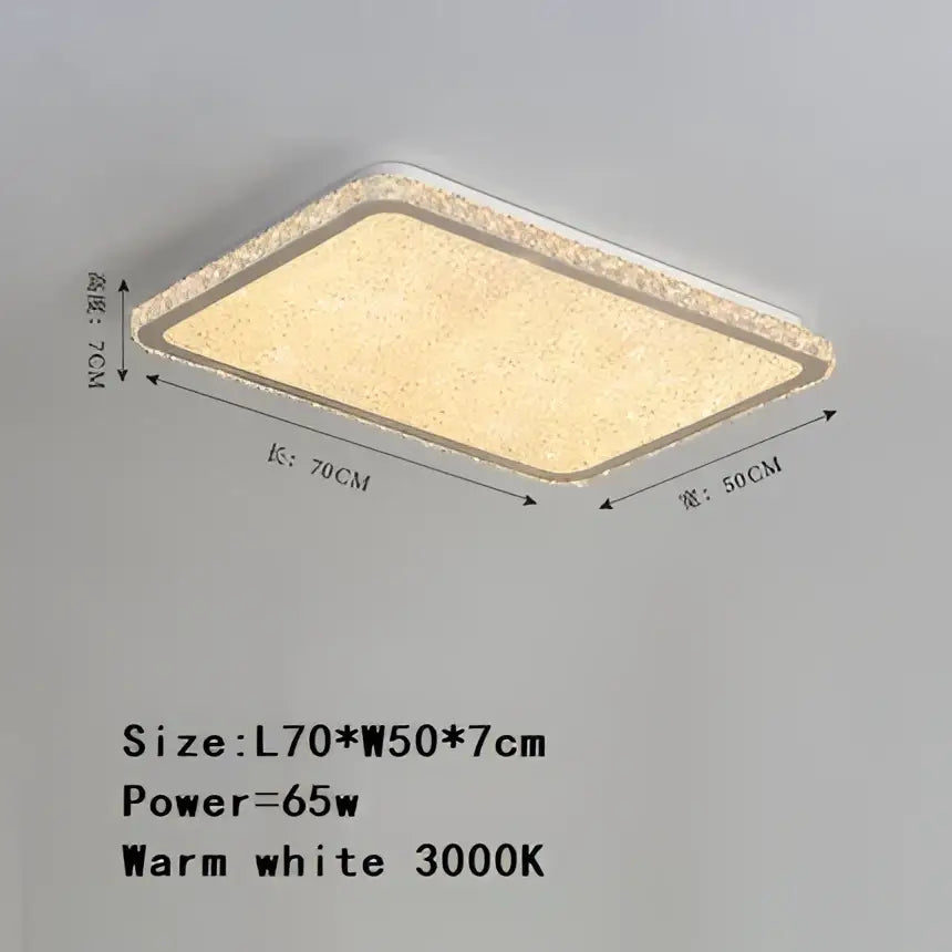 Crystal Frosted Ceiling Lamp