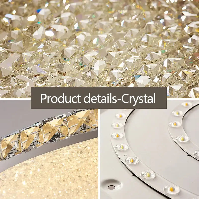 Crystal Frosted Ceiling Lamp