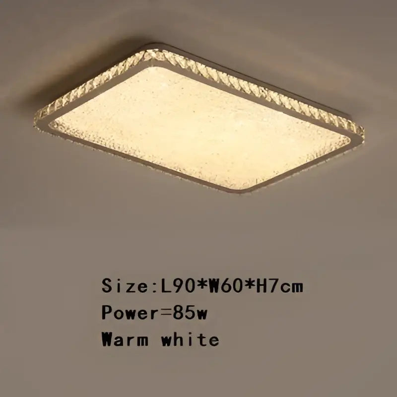 Crystal Frosted Ceiling Lamp