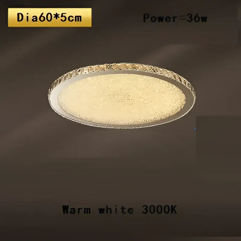 Crystal Frosted Ceiling Lamp
