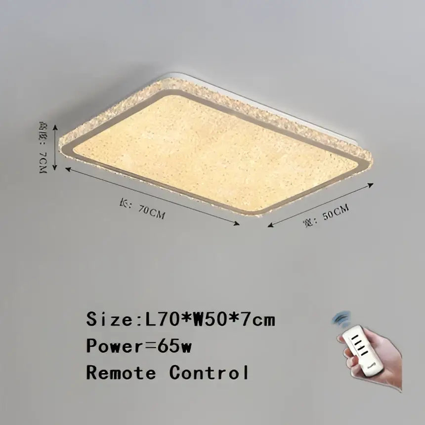Crystal Frosted Ceiling Lamp