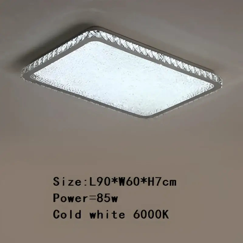 Crystal Frosted Ceiling Lamp