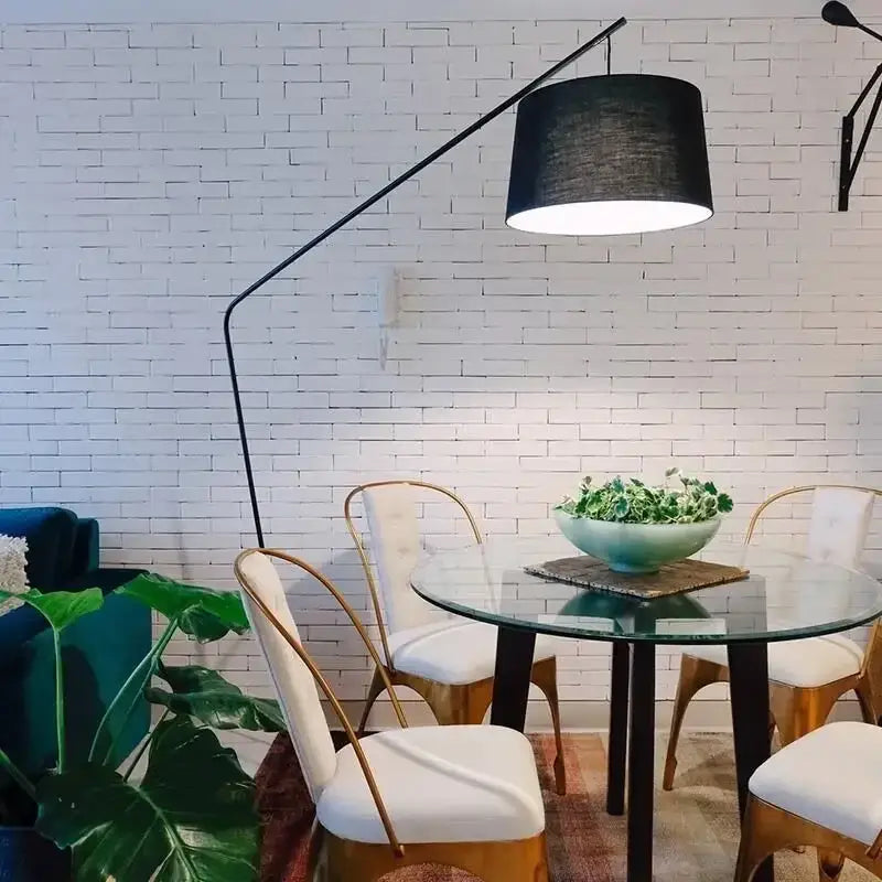 Matte Black LED Floor Lamp