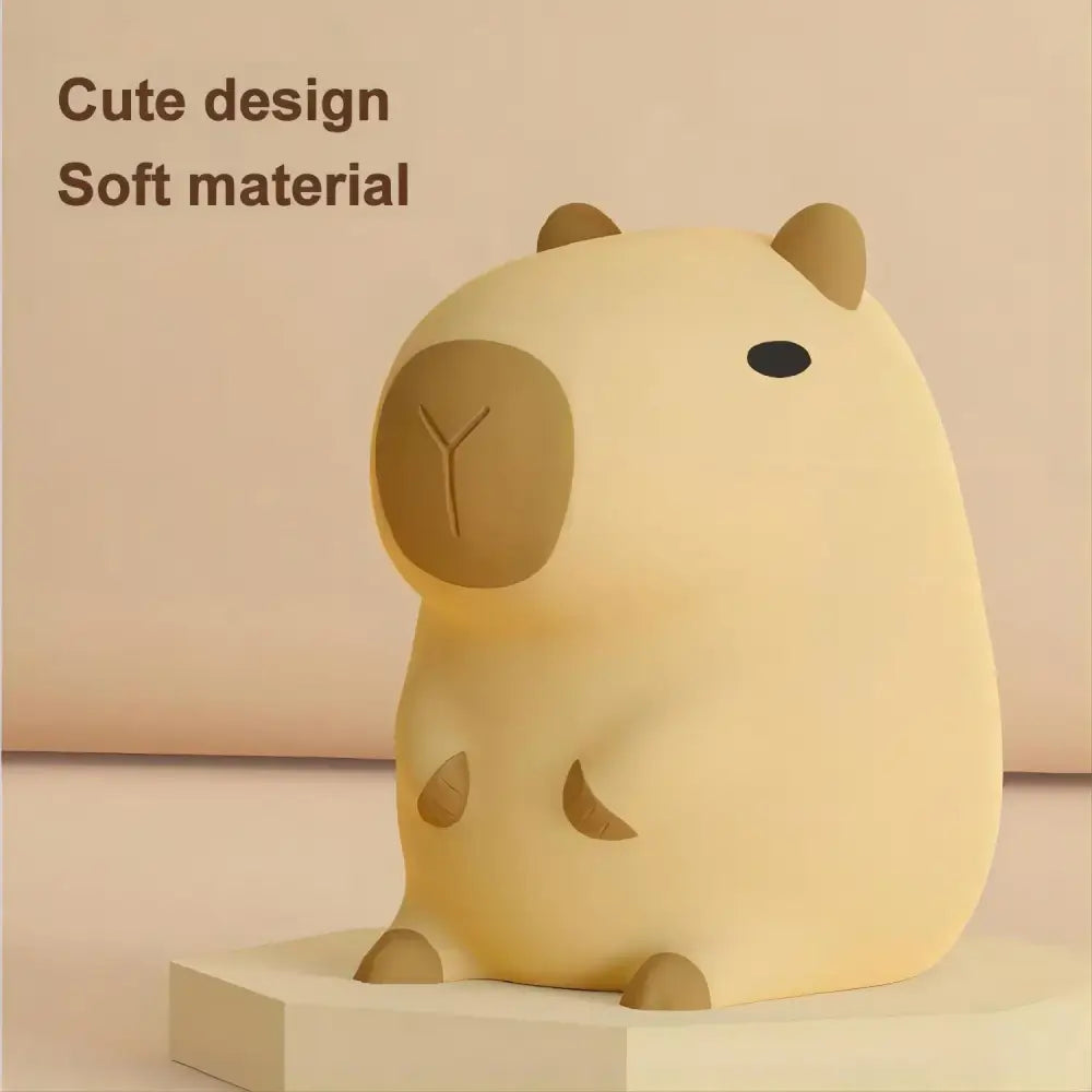 Beige Plush Capybara Light