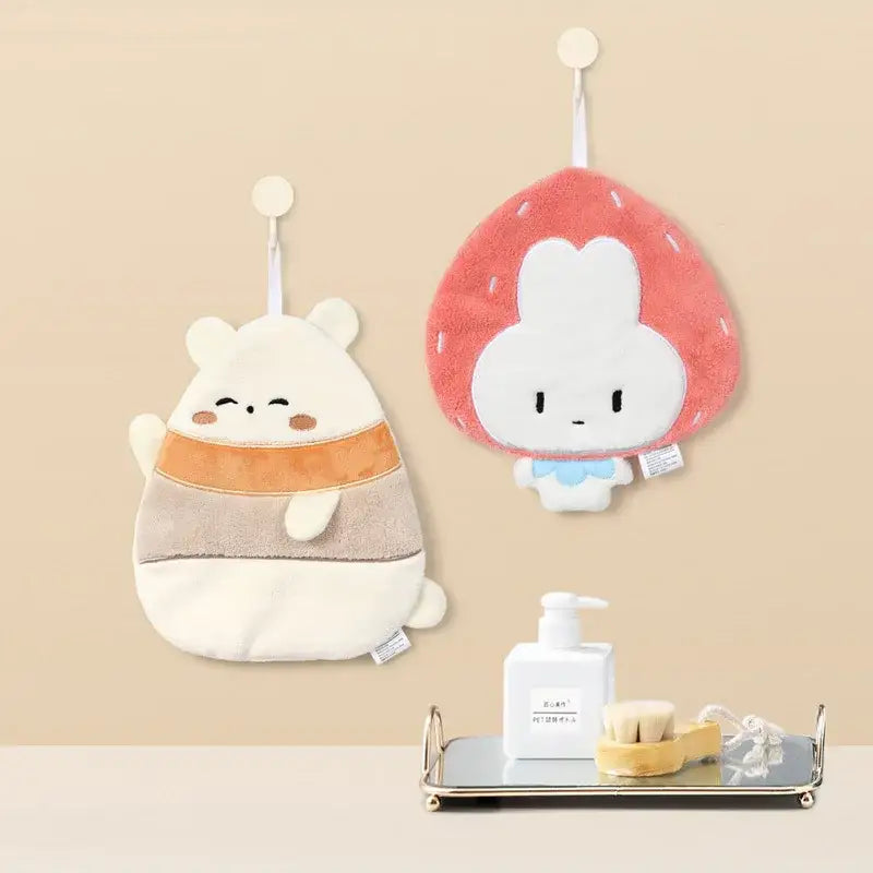 Coral Fleece Animal Towel