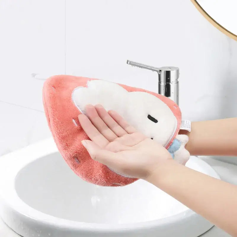 Coral Fleece Animal Towel