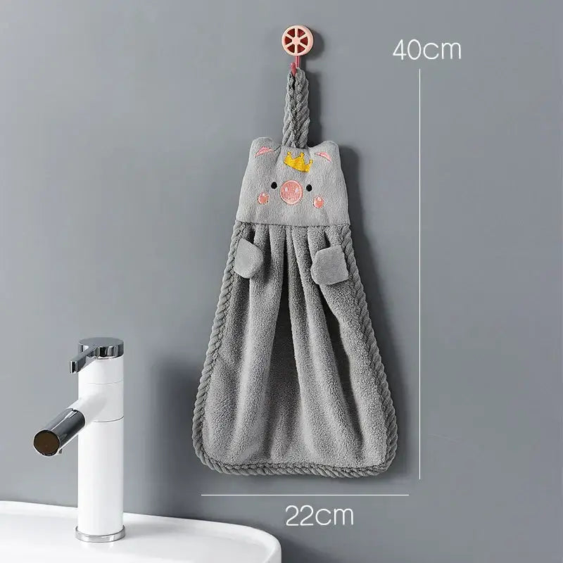 Coral Velvet Animal Towels