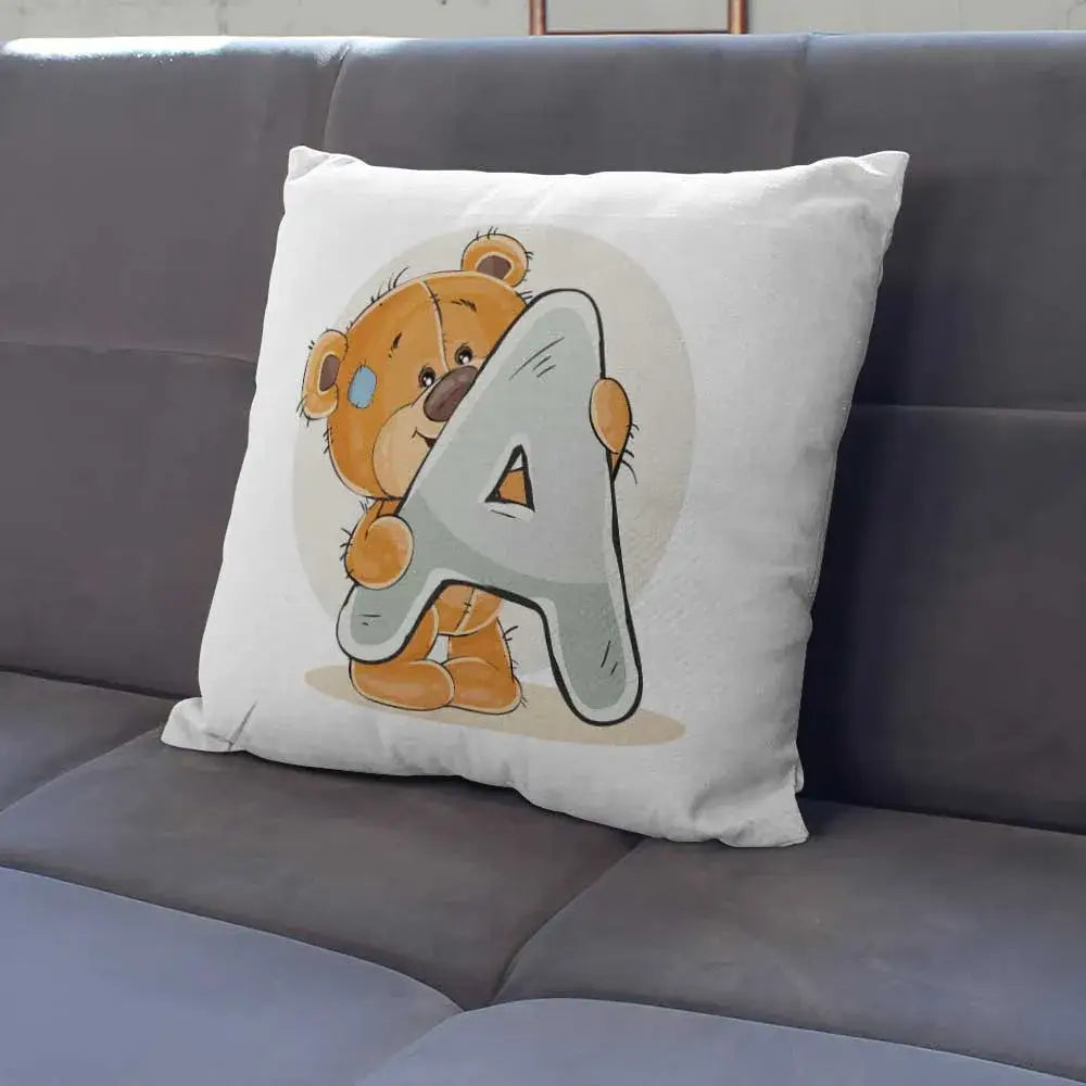 Bear Alphabet Pillow Case