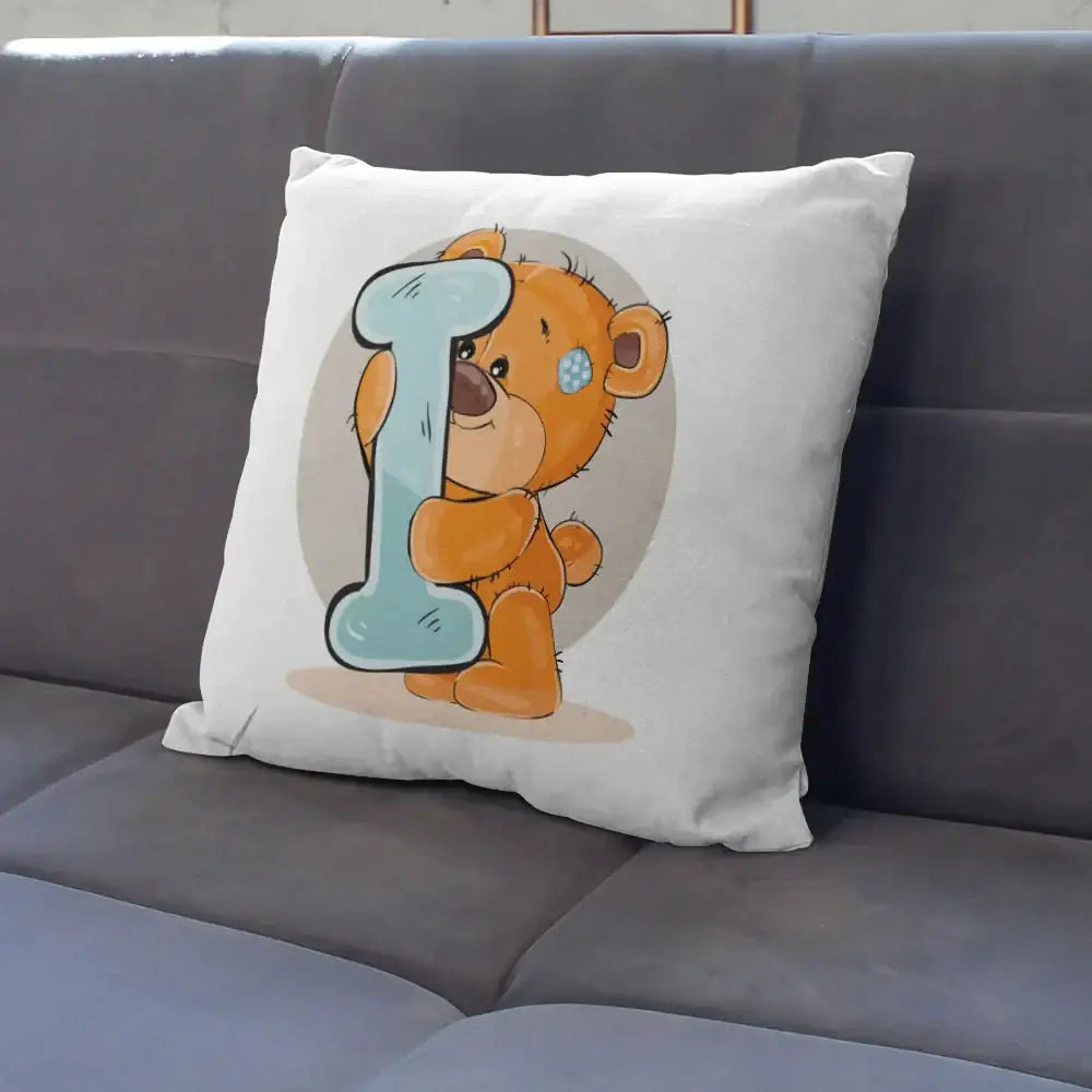 Bear Alphabet Pillow Case