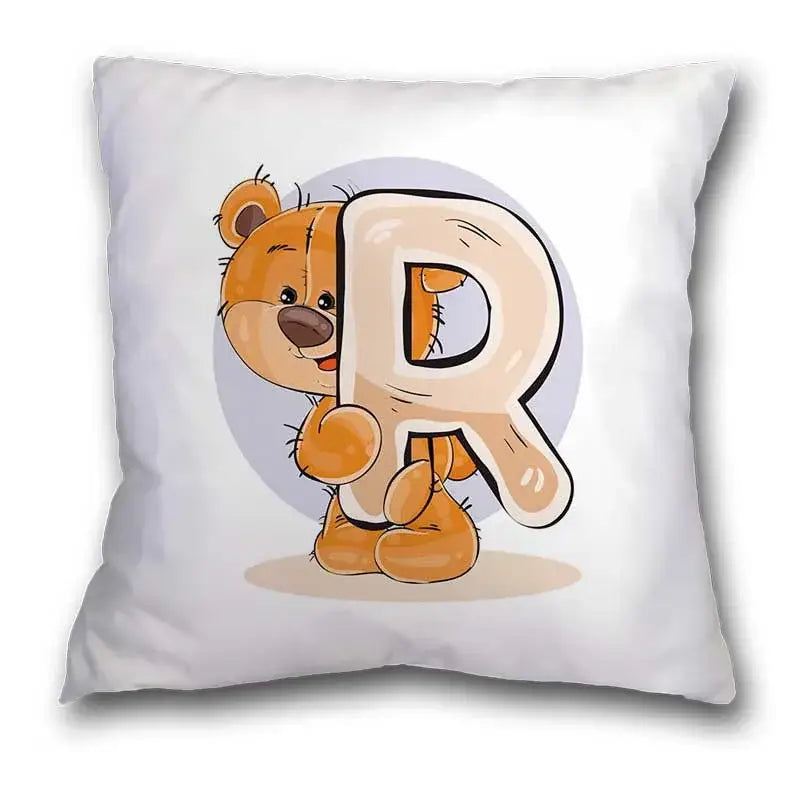 Bear Alphabet Pillow Case