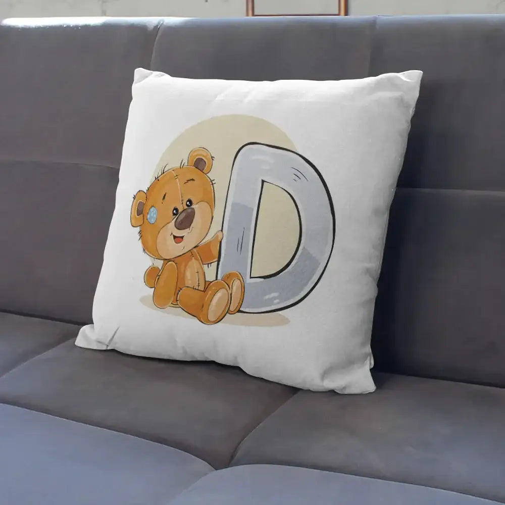 Bear Alphabet Pillow Case