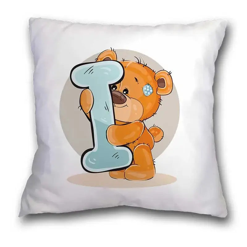 Bear Alphabet Pillow Case