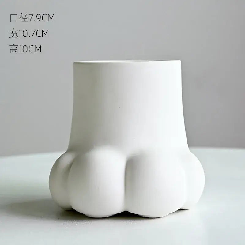 Cat Paw Ceramic Vase Set