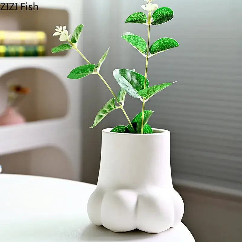 Cat Paw Ceramic Vase Set