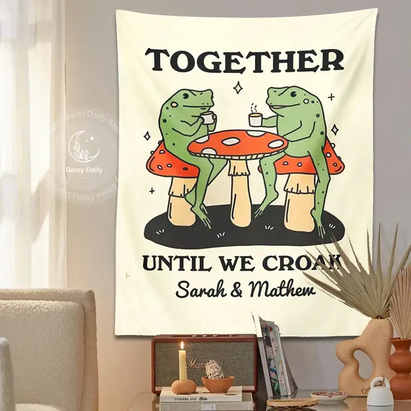 Polyester Frog Tapestry