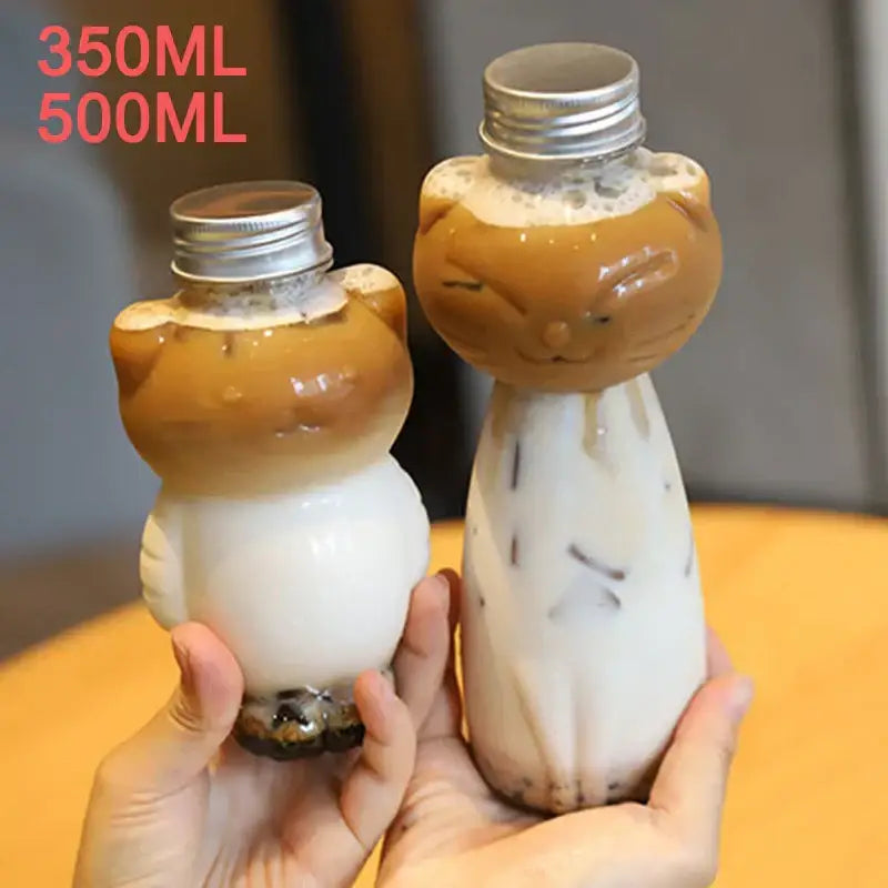 Plastic Cat Beverage Bottle