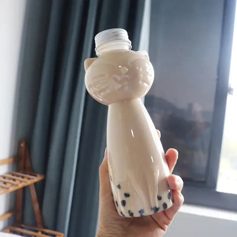 Plastic Cat Beverage Bottle