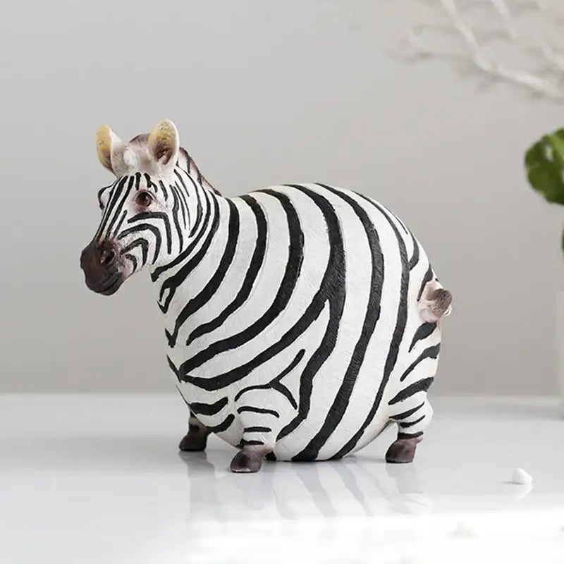 Zebra Resin Figurine Set