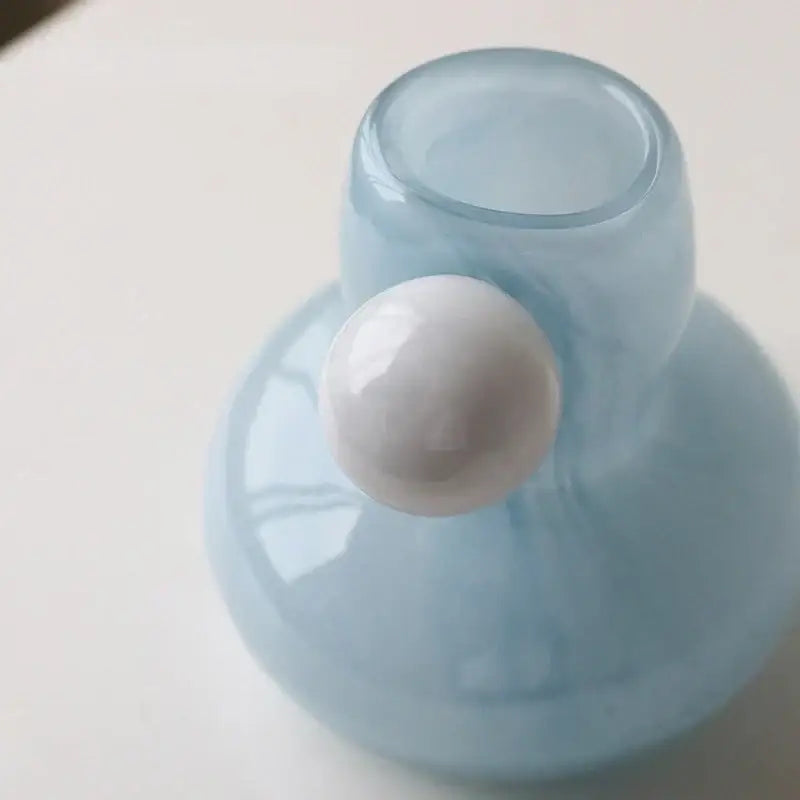 Glass Ball Candle Holder