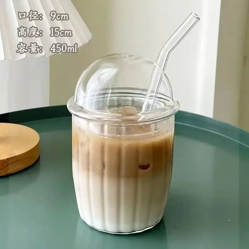 Pink Bow Glass Tumbler
