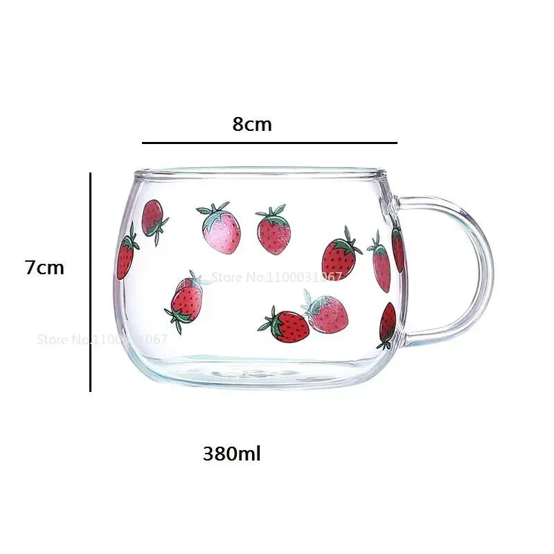 Glass Letter Mug