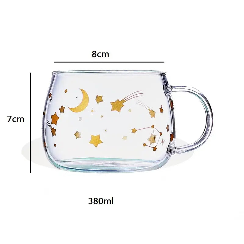 Glass Letter Mug