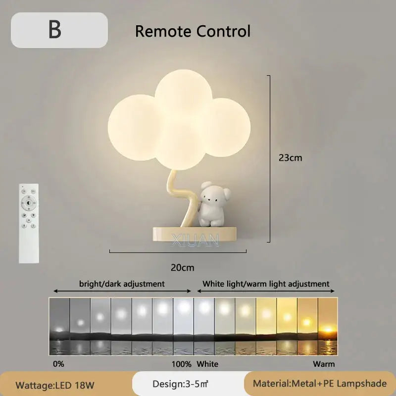 Monkey Tree Wall Lamp