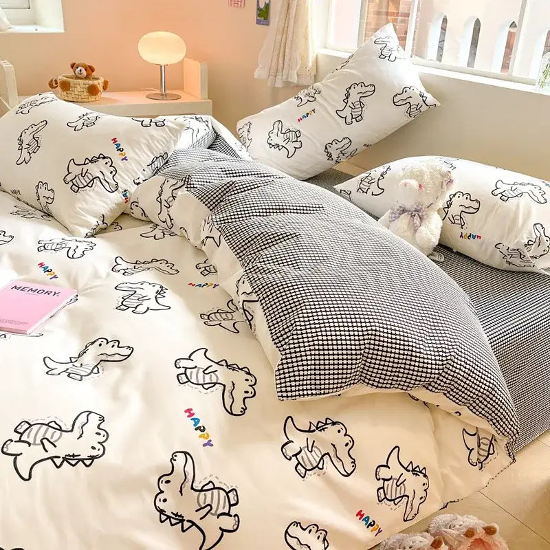 Cotton Floral Bedding Set