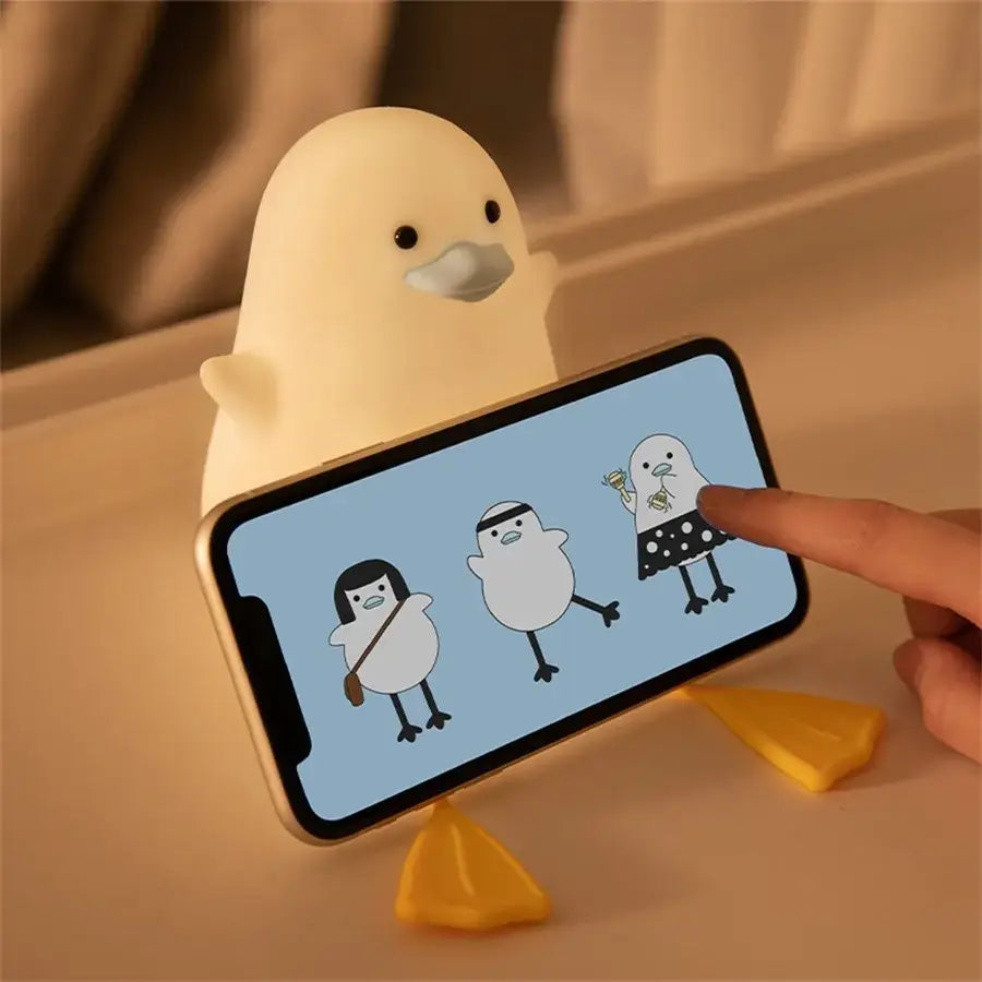 Silicone Penguin Night Lamp