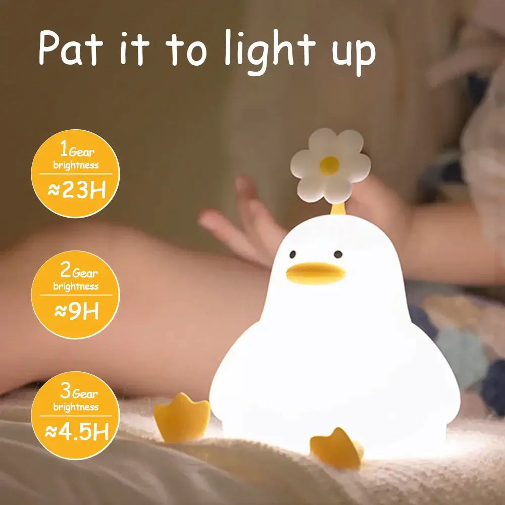 Silicone Penguin Night Lamp