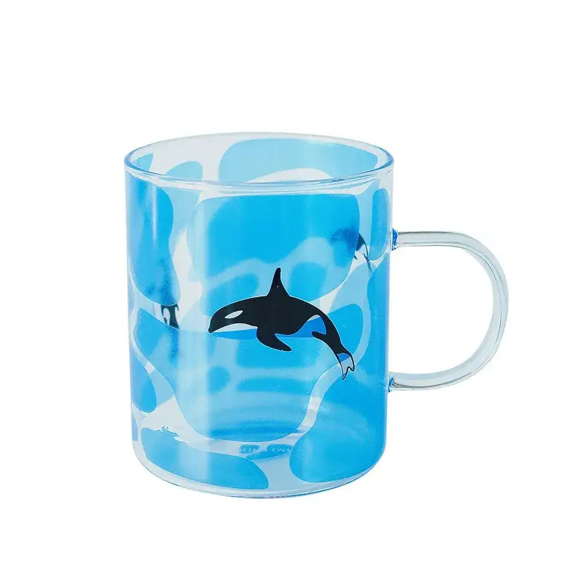 Glass Polar Bear Mug