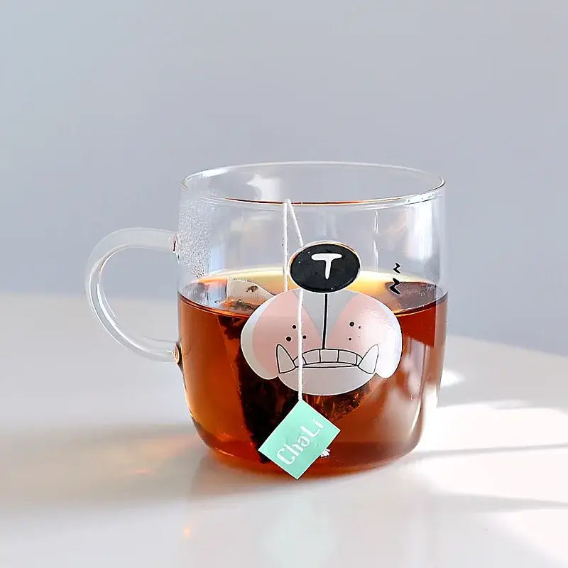 Glass Polar Bear Mug