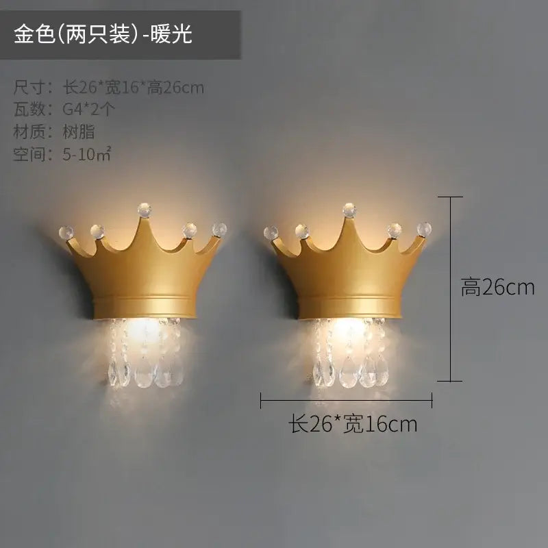 Pink Crystal Wall Sconce