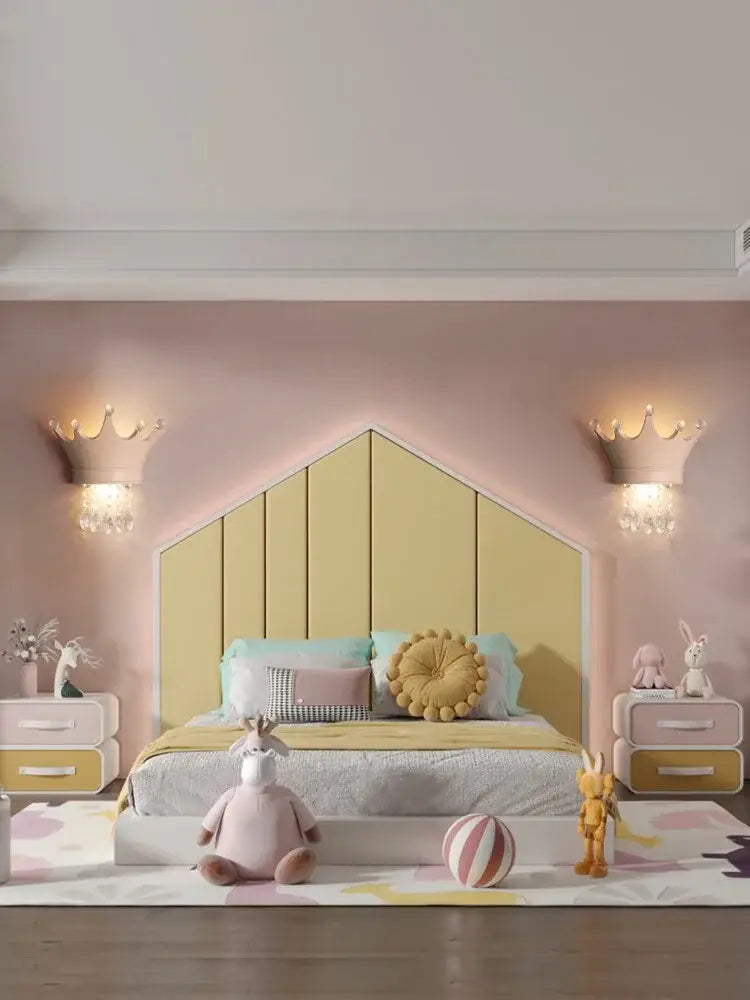 Pink Crystal Wall Sconce
