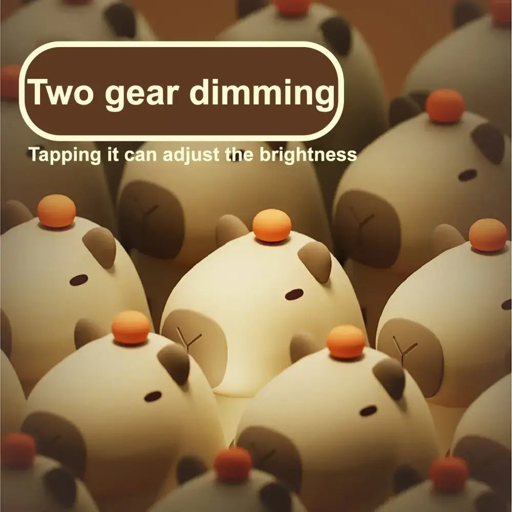 Silicone Capybara Night Light